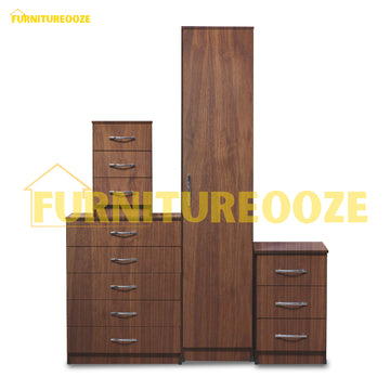 Simple 1-door WALNUT