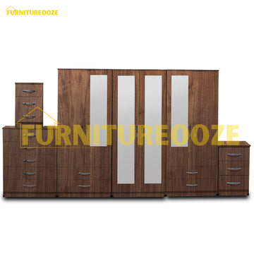 2-FULL, 2-HALF MIRROR (6-DOOR)