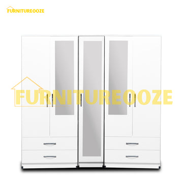 2-HALF & 1-FULL MIRROR (5 DOOR)