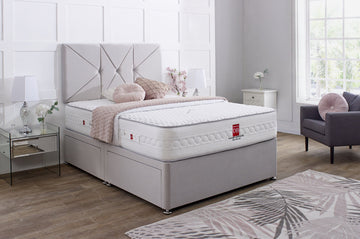 prague divan bed set with headboard