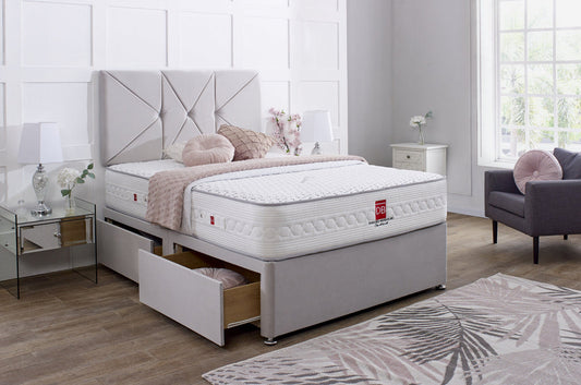 prague divan bed set with headboard