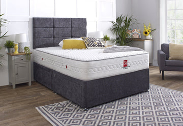 monty divan bed set with button headboard